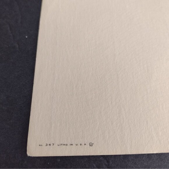 Vintage Litho Lithograph USA GLCO Print The Red Star Clipper Ship Nautical - Picture 3 of 4